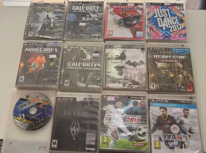Jogos de ps3 apartir de 20 reais