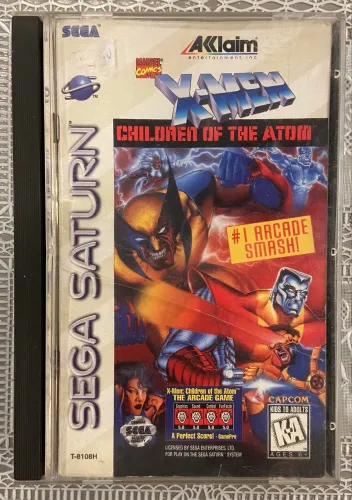 Jogo Sega Saturn - X-Men Children of the Atom