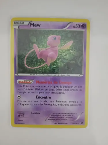 Carta Mew Foil (29/124) Coleção Fusão de Destinos