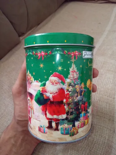 Lata antiga de Biscoito