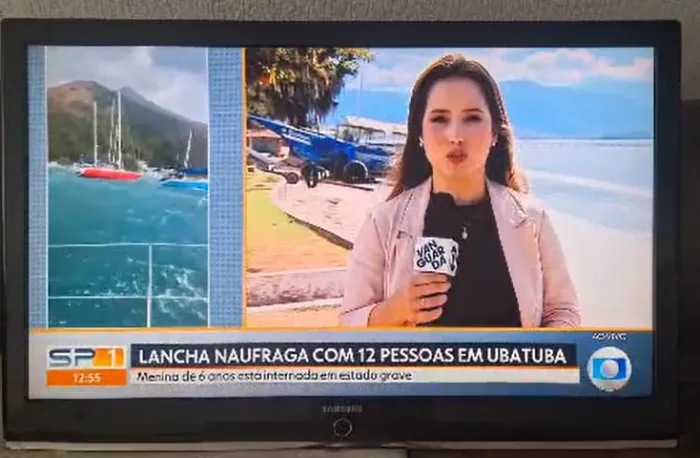 Televisor LCD de 46 polegadas com resolução Full HD (1920x1080 pixels)