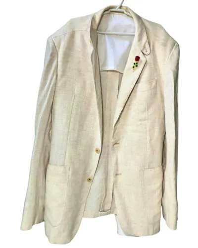 Blazer Linho Vila Romana Vintage - Tam 44
