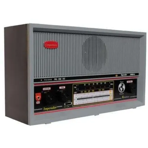 Rádio companheiro imperador 6 faixas modelo antigo nacional industria brasileira am fm oc