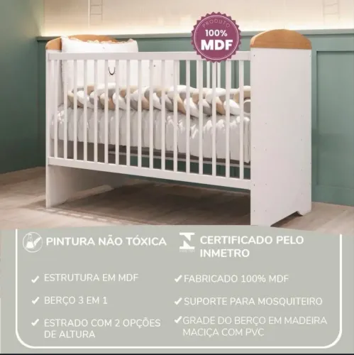 Berço americano 3x1