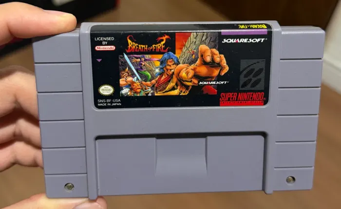 Breath of fire super Nintendo SNES 100% original