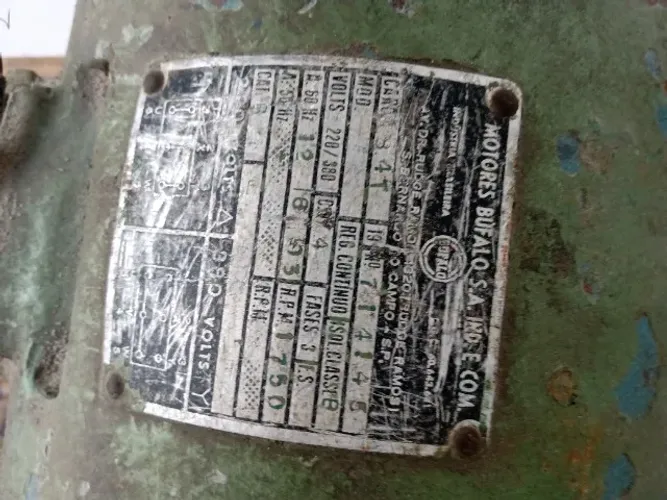 Motor Bufalo  Continuo  Usado