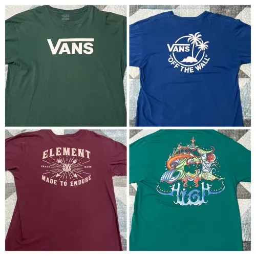 Kit 4 camisetas Old School GG