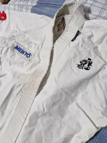 Kimono de karatê Meikyo, branca tamanho 50 - Adulto