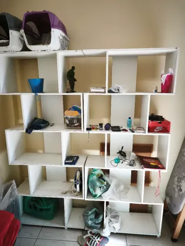 Kit 2 estantes Nichos - MDF