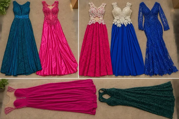 Lote de vestidos de festa - Atacado