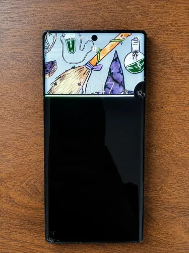 Samsung Galaxy Note 10 Plus tela Quebrada, 256GB e 12GB de RAM.