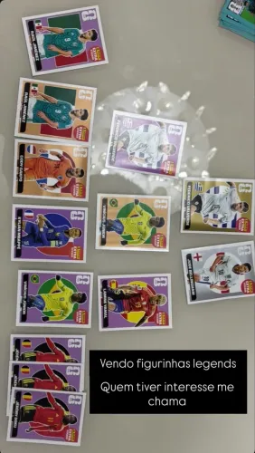 Figurinhas Legends da Copa 2026