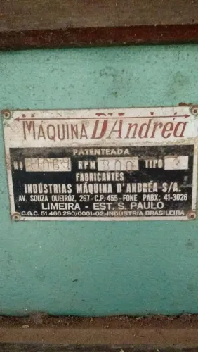 Beneficiadora de amendoim D'andreia