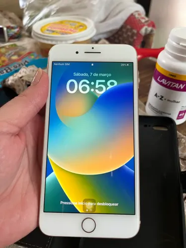 LEIA O ANÚNCIO! iPhone 8 Plus rose 256gb