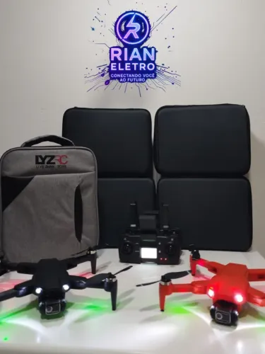 Drone L900 Pro GPS | Câmera HD, Alcance 1200m e Retorno Automático | Cartão Frete Grátis