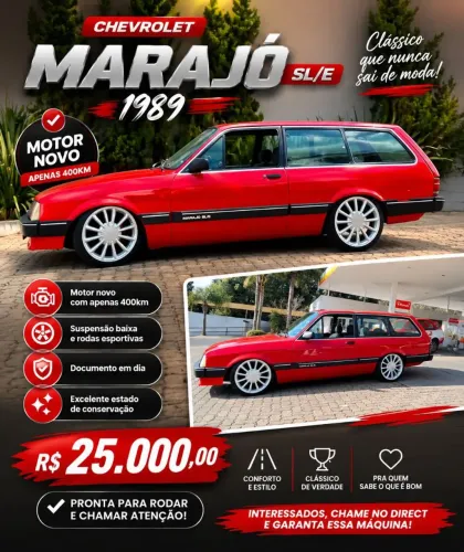 Chevrolet Marajo Sl/sle/se 1989