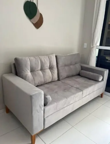 SOFÁ RETRÔ/ RETRÁTIL RECLINÁVEL/ NOVOS DE FÁBRICA