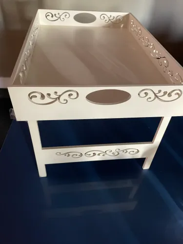 Bandeja para café na cama decorada