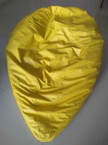 Puff Grande Redondo Com Enchimento Cheio