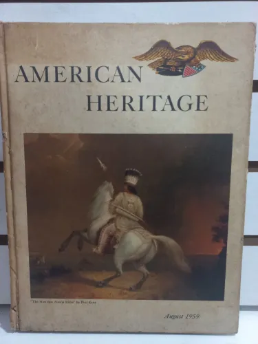 REVISTA VINTAGE AMÉRICAN HERITAGE AGOSTO 1959