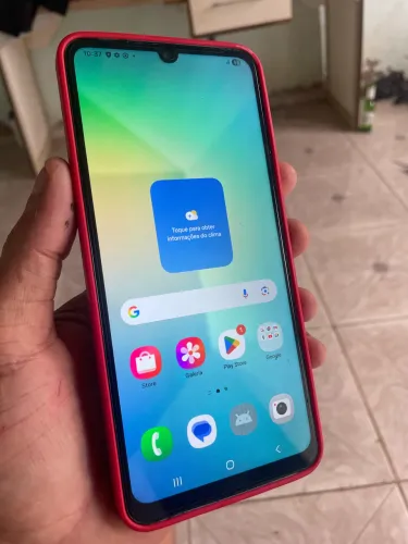 Celular Samsung A06 128 gigas funcionando tudo perfeitamente