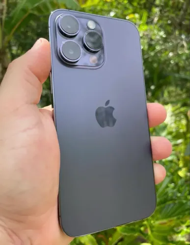 iPhone 14 Pro, 128gigas, bateria 81%, chip virtual apenas 