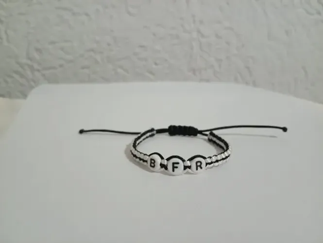 Pulseira em macramê Botafogo 