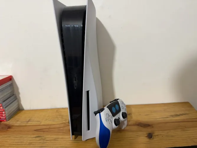 PlayStation 5 Fat Com Controle Personalizado Astro Bot