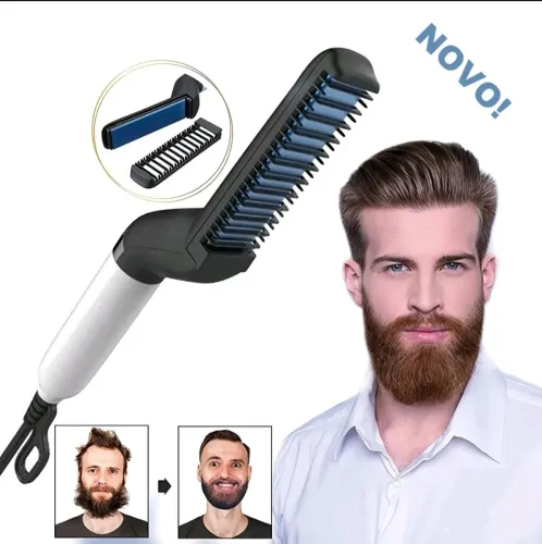 Vendo chapinha modeladora para cabelo e barba, portátil. 