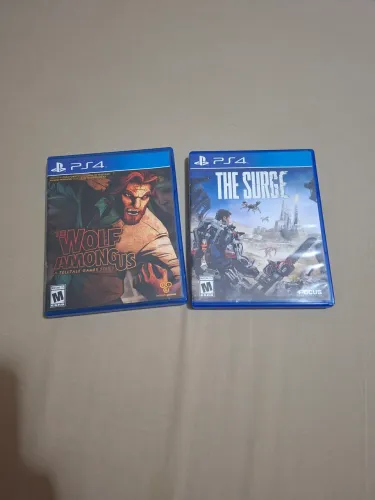 Jogos de PS4 The Wolf Among Us e The Surge
