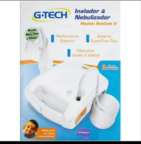 Inalador e Nebulizador Ar Comprimido Nebcom V Gtech