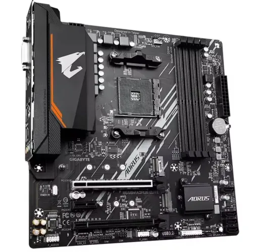 Placa Mãe Gigabyte B550M AORUS Elite - Nova