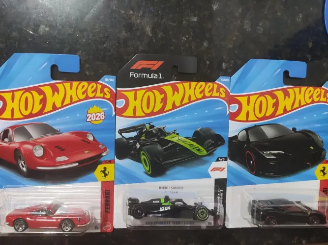 Hot Wheels Ferrari e fórmula 1