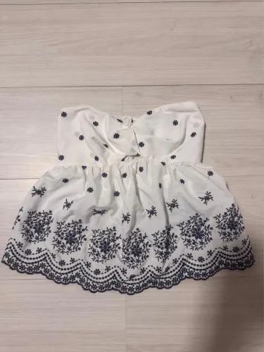 Blusa tomara que caia franzida