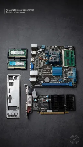 Kit ASUS C8HM70-I + 20GB RAM DDR3 (4 Pentes) + Placa Gráfica Nvidia 512MB + Espelho