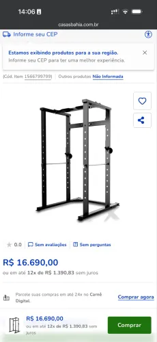 Gaiola de agachamento profissional Kikos