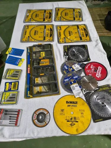 Kit de Ferramentas Ryobi + Discos Diablo, Irwin e Holy Carb