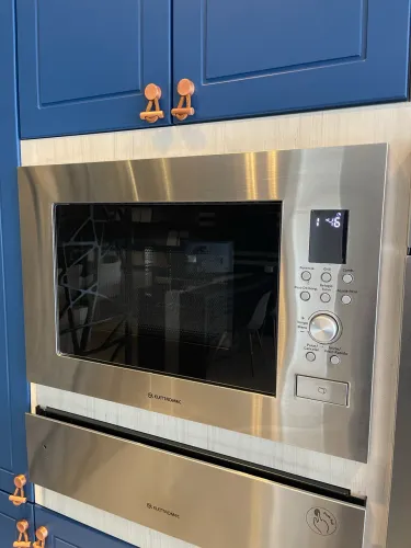 Micro-ondas de Embutir Elettromec Luce Flat Inox 220V
