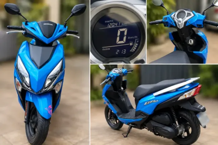 ? Honda Elite 125 2019 ? cor azul, muito conservada e com apenas 12.041 km