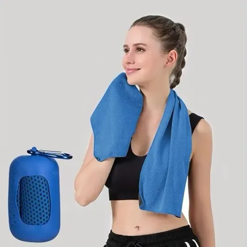 Toalha Poli Esportiva refrescante - Ioga, Esportes, Corrida, Treino, Academia - Nova