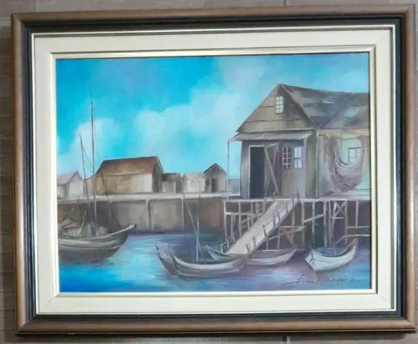 Quadro pintado a mão