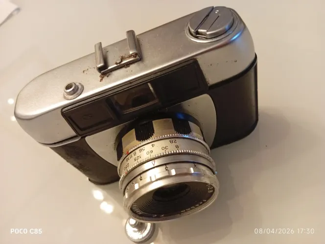 Câmera analógica vintage