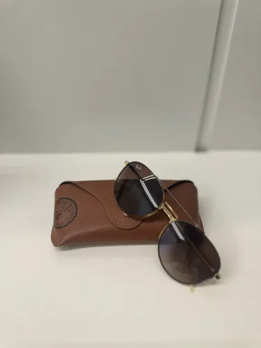 Óculos de sol Ray-ban Dourado e Marrom