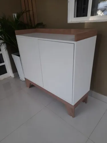 Aparador Buffet 2 Portas Fecho Toque 100% MDF - NOVO