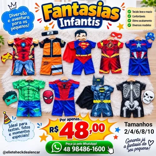 Fantasias infantis meninos