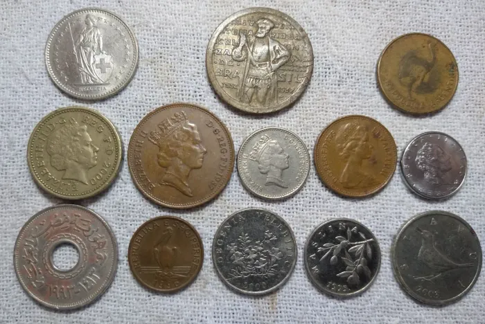 Moedas raras para coleção