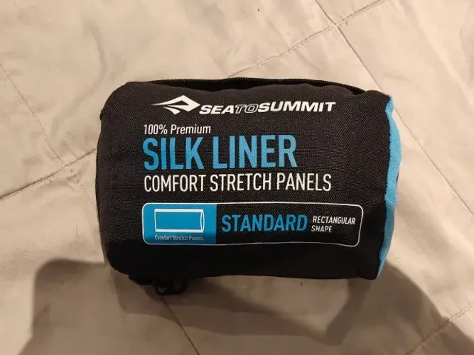 Liner Sea to Summit 100% Seda Premium - NOVO (Nunca Usado)