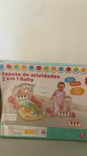 Tapete de atividades 2 em 1 para bebê