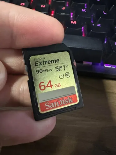 Cartão de Memória SDXC Sandisk 64GB Extreme 90 MB/s (1 unidade)