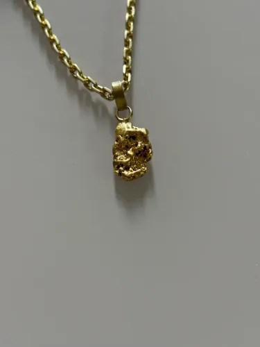 Vendo corrente cartier de ouro 18k + pingente natural (peso total 20,4g) Tamanho 60cm
